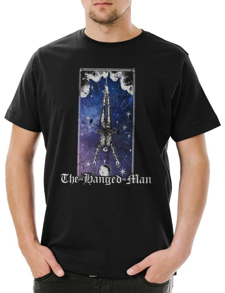Tarot B The Hanged Man Herren T-Shirt Set Card Karte Deck Arcana Voodoo Major