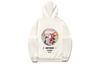 Men's Li-Ning X PLEASURES Sweatshirts Unisex Ecru Hooded Moderate Regular