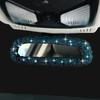 Hot Diamond Full Diamond Car Rearview Mirror Cover, Diamond-encrusted Car Rearview Mirror Interior Cover