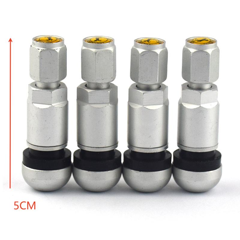 4 Buc. Aliaj Aluminiu Mașină Tubeless Roată Anvelopă Valvă Durabilă Profesională Accesorii Anvelopă Auto Tijă Fund Rotund Capac Hexagonal Mașină