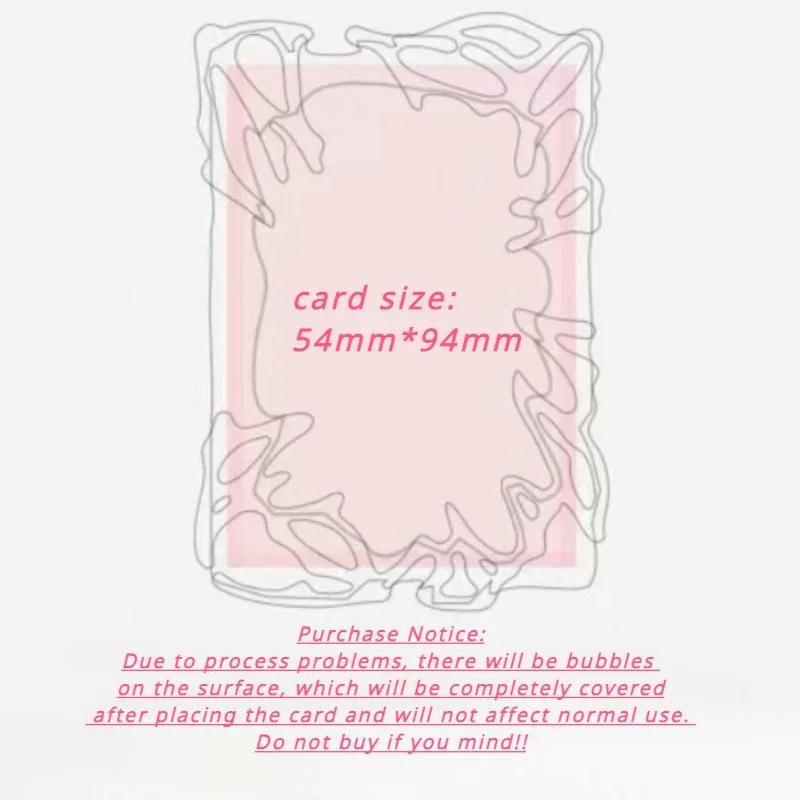 Original Design Electroplate Plasitic Frame Kpop Photo Binder Creative Idol Photo Card Holder for 3 Inch Card Wholesales 2025