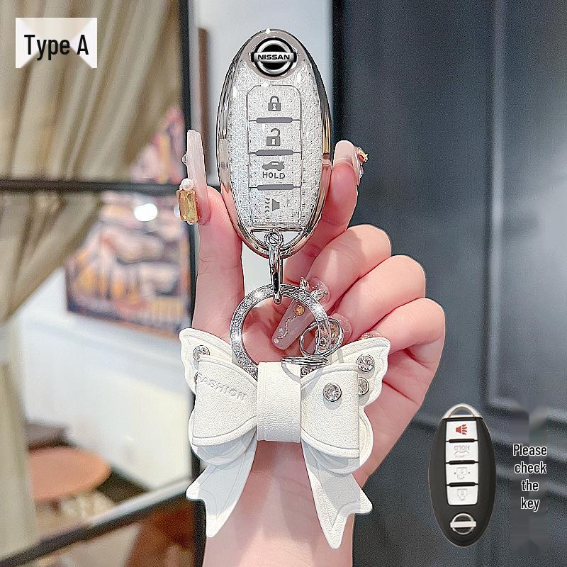Nissan Key Covers: Compatible with X-Trail, Teana, Tiida, Terra, Murano, Sylphy, Qashqai, and Other Passenger Car Models.