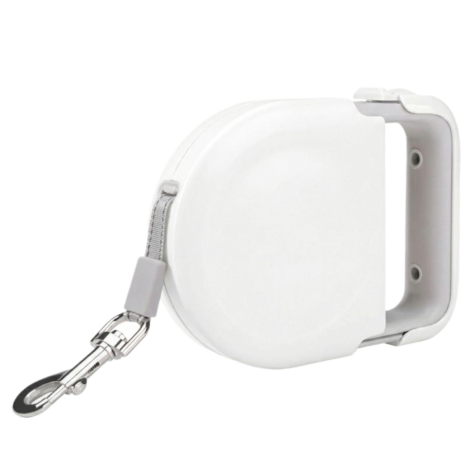 

Retractable Dog Leash Extendable Pet Traction Rope for Small Medium Large Dogs білий