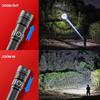Tactical LED 1200 with Mounting Ring with 20mm Remote Push Switch Flashlight, Lumens, High-Brightness LED, Zoomable, (Compatible Rails),