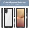 For Sony Xperia 10 VI Case Sony Xperia 10 VI Cover TPU Clear PC + Silicone Shockproof Protective Phone Cover Sony Xperia 10 VI