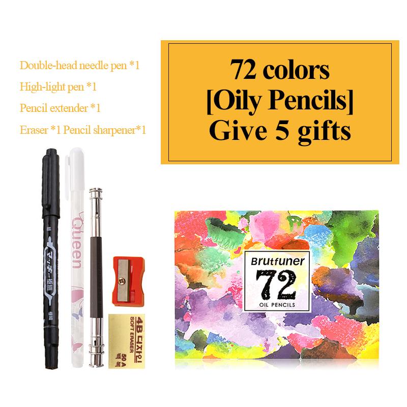 

Профессиональный набор масляных карандашей, деревянный мягкий акварельный карандаш для рисования, эскизов, 48/72/80/120/160/180 шт.