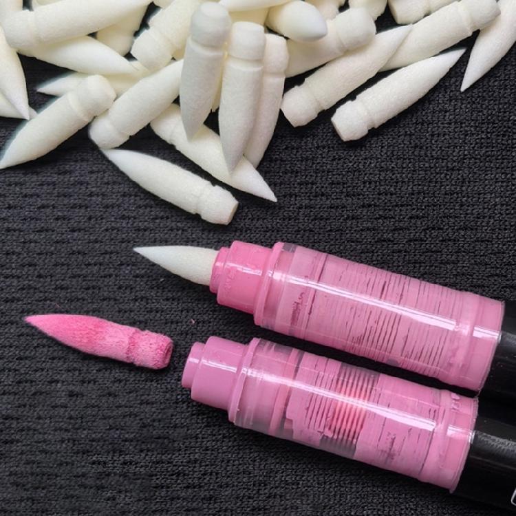 10Pcs Liquid Acrylic Marker Tip Replacements Soft Nylon Bristles Brush Tip For Liquid Acrylic Paint Pen Acrylic Marker