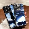 Bleach Kuchiki Rukia Plating Phone Case For Iphone 16 17 Pro Max Air 16E 14 15 Plus 12 13 Mini Anti-Fall Airabag Cover