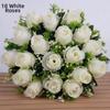 10 Colors Real Happy Flower Mini Natural Simulated Rose Valentine's Day Flowers  Home Decorative
