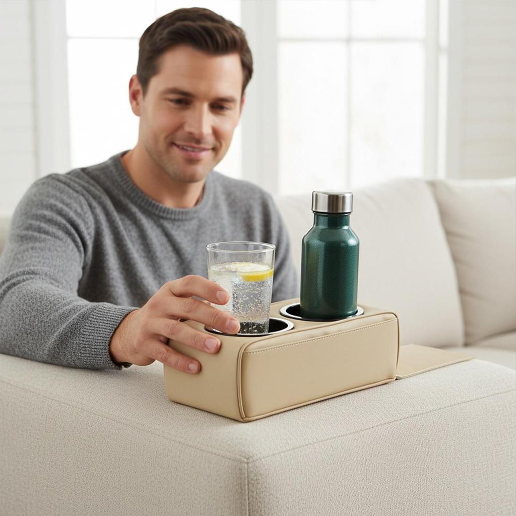 Extra Cup Holder For Car Interior Modern Tray Couch Cup Holder Car Accessories For Cell Phone Snack Remote Water Bottle Truck