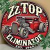 ZZ Top Eliminator Vintage Hot Rod Metal Sign Retro Garage Decor Aluminum Wall Art