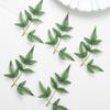 50PCS Artificial Flowers Silk Maple Leaf Christmas Decoration for Home Wedding Outdoor Garden Scrapbook Needlework Fake Plants