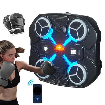 Müzik Boks Makinesi Duvar Hedefi Şarj Edilebilir Bluetooth Uyumlu Akıllı Boks Pedleri Eldivenli Boks Çeviklik Egzersizi İçin