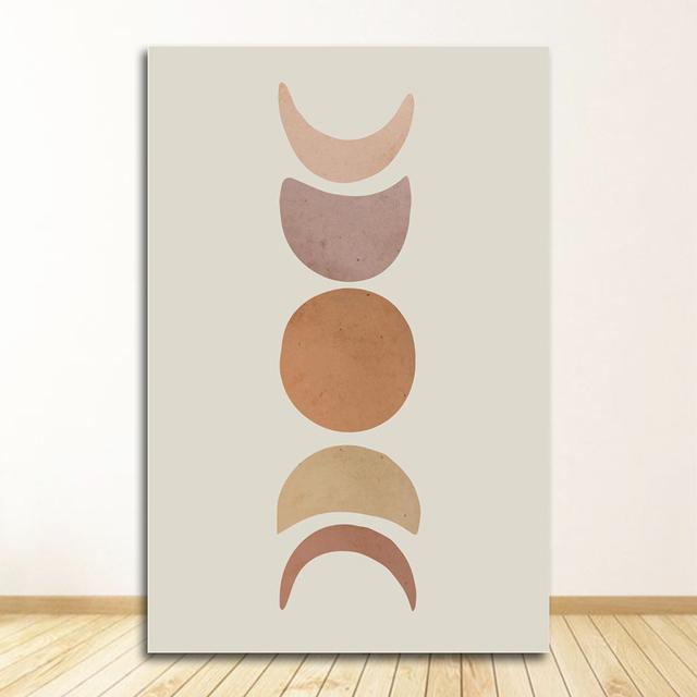Drukuj do salonu sypialnia Home Decor obraz ścienny Morandi plakat słońce i księżyc obraz na płótnie Nordic Wall plakat artystyczny