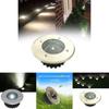 Solar Embedded Path Light With Bright White Led For Villa Garden And Yard Illumination
