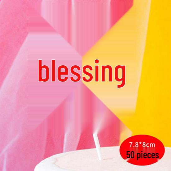 Plum Blossom Branch Longevity God & Goddess Cake Toppers for Birthday Celebration