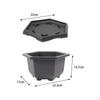 Durable Plant Pots with Tray for Indoor and Outdoor Use