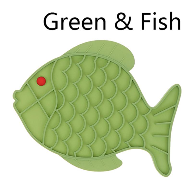 Silicone Slow Food  Tray Anti Choking Bowl For Pet Cats Dogs Slow Feed Mat