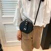 Borsa rotonda da torta da donna senso del design texture effetto coccodrillo borsa a mano alla moda borsa a tracolla a tracolla casual autunno nuovo