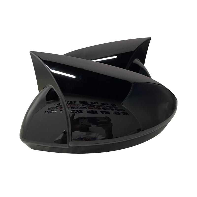 Bat Design Mirror Cover for Megane 4 IV Renault 2016-2025 Car Accessories Piano Black Tuning Auto Sport Bat Design RS Side