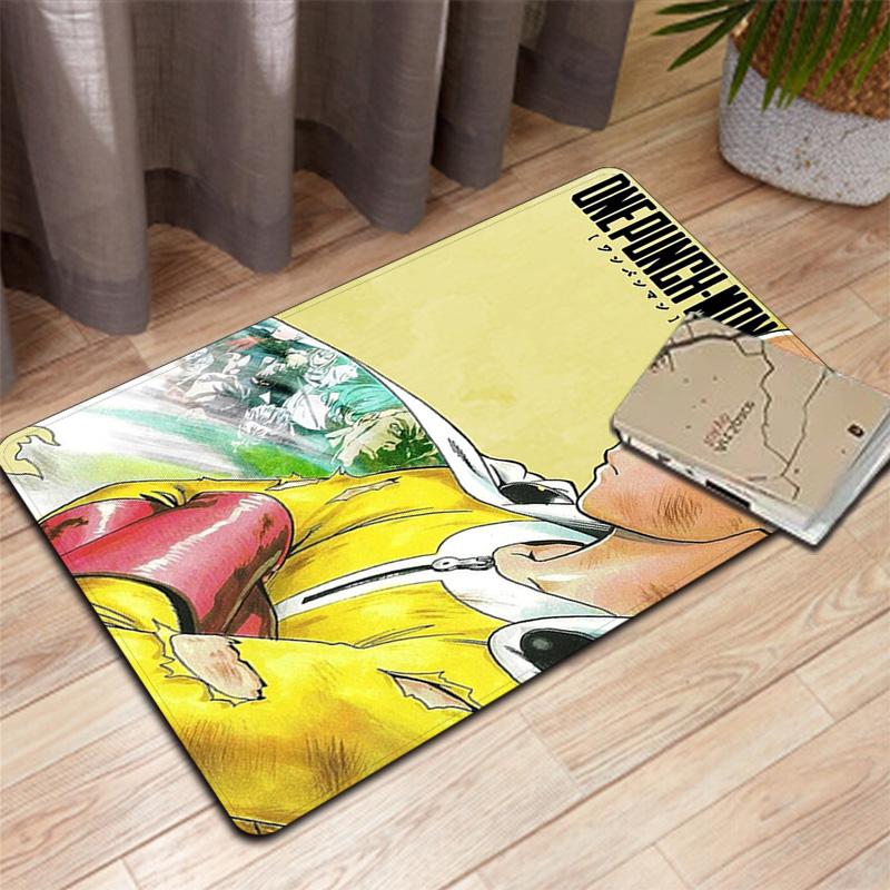 One-Punch Man Rug Floor Mat for Living Room or Bedroom Soft and Comfortable Carpet a Gift for Birthday and Holiday.DFF0925501