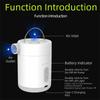 Wireless Operation Electric Air Pump High Power USB Rechargeable Pump  Outdoor Use