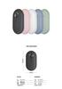 Xiantai Star Bluetooth Dual Mode Silent Wireless Mouse for Girls - Mini, Low Noise, for Laptop, Desktop, Office.