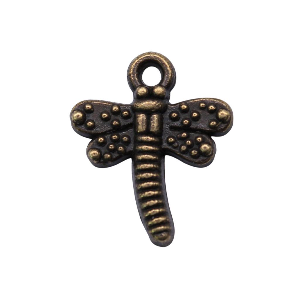 Dragonfly Charms Vintage Alloy Pendants For Insect Themed Handmade Jewelry Supplies