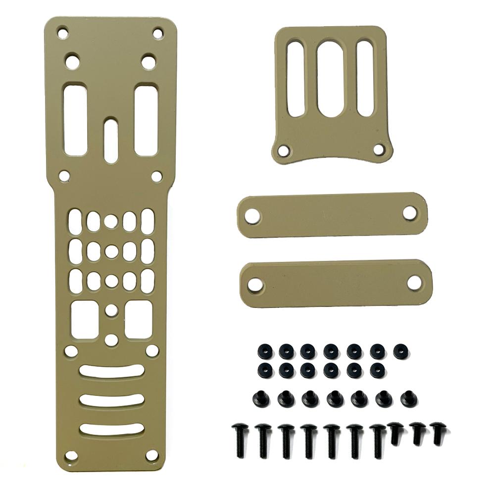 Taktischer Metall Modular Pistolenholster Adapter Kompatibel QLS Plattform Holster Oberschenkelband Jagd Schnellzugriff Zieh-Adapter