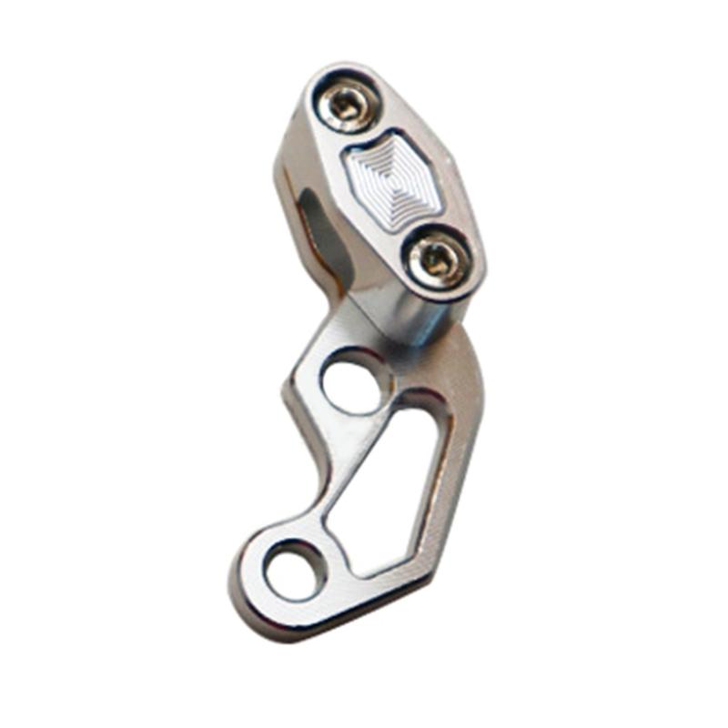 Motorcycle Brake Hose Clip Modified Oil Hose Brake Line Clamp Protectors Motorcycle Oil Pipe Cable Clip Easy to Install серебряный