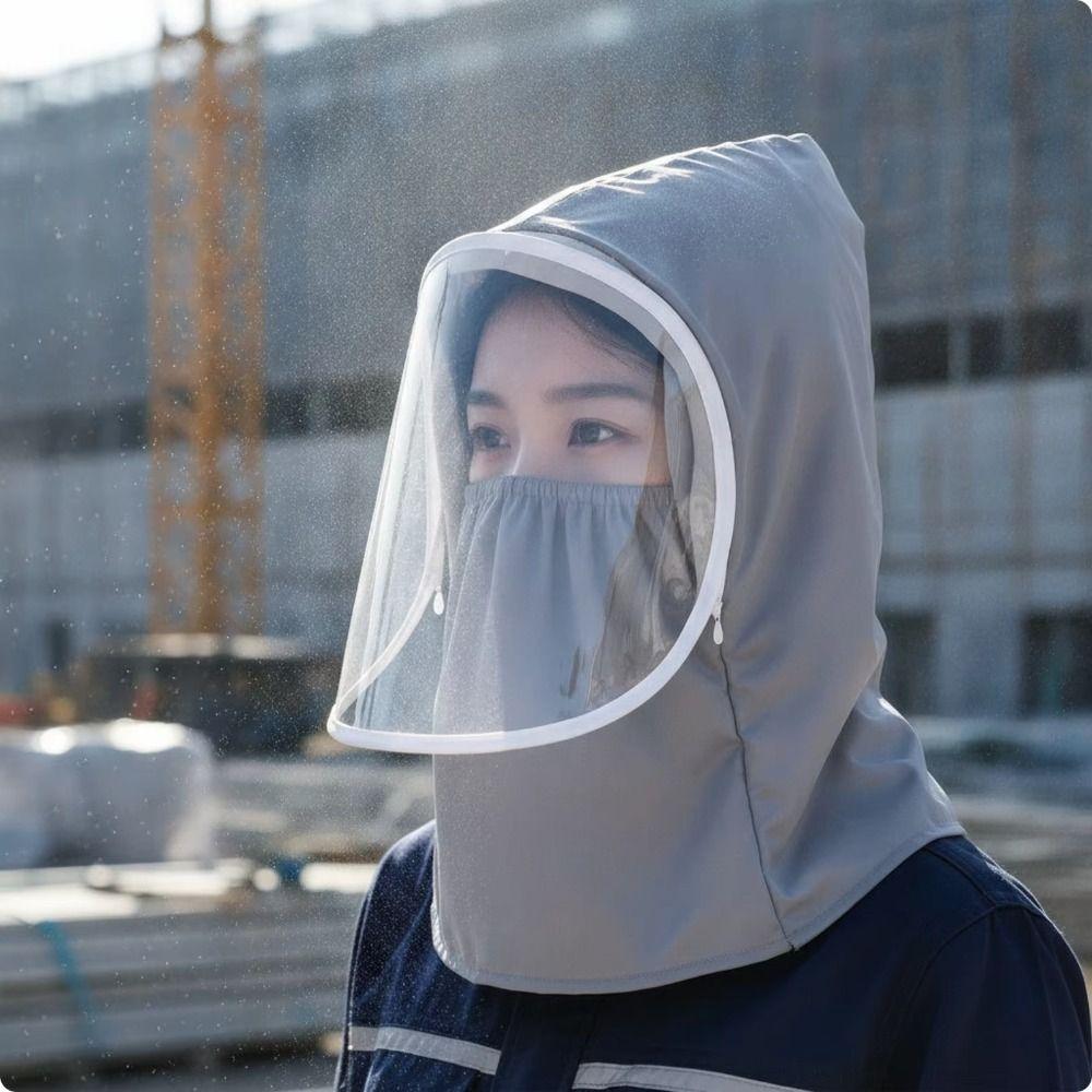 Dust Proof Full Face Mask Saliva-Proof Face Protection Splash Guard Clear Face Cover Cooking