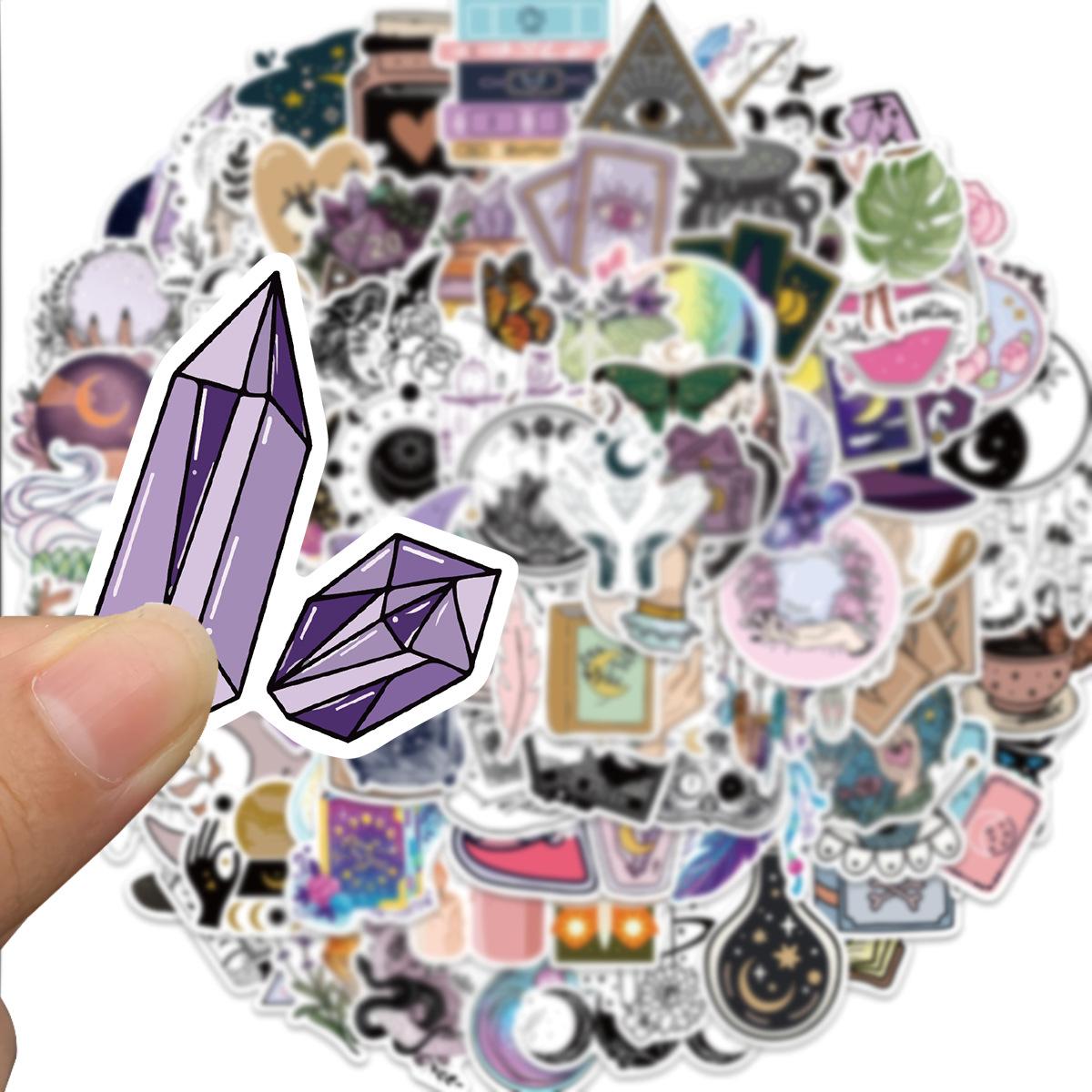 

100 Bohemian Witch Stickers Personalized Decorative Suitcase Laptop Waterproof