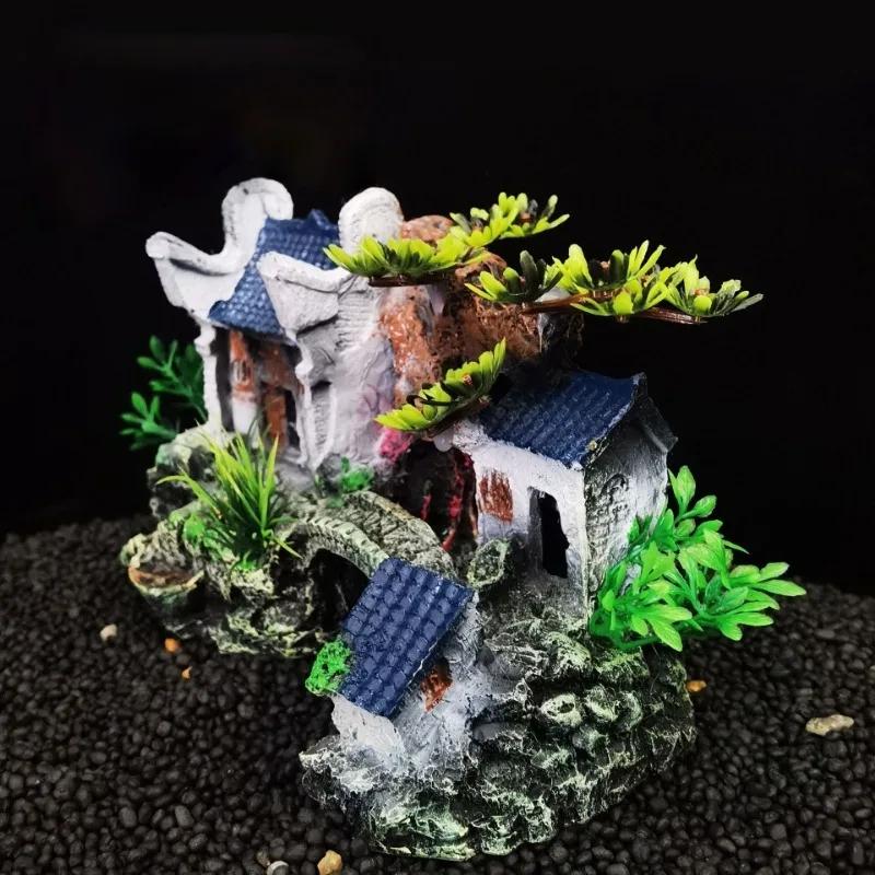1PC Small Fish Tank Accessories Aquarium Decoration Ornament Fish Tank Aquascaping Decorations