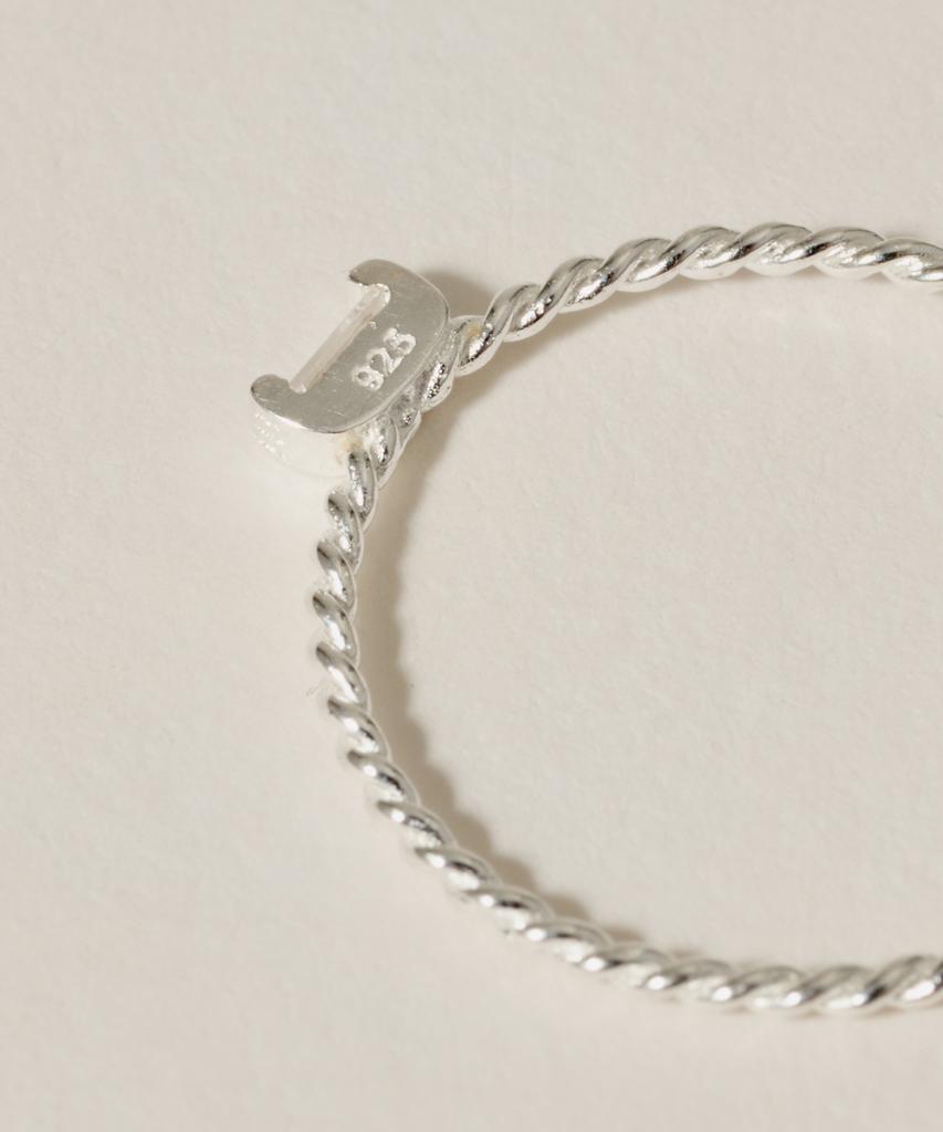 Novice Tokyo Clear Stone Motif Rope Ring [Silver 925] / One Color