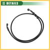 BULLSPANN Motorcycle Brake Hose, Clutch Hose, Hose, For Motorcycles, ATVs, Off-Road Bikes, Universal, Durable, Replacement, Black, Angle 28°, 120cm