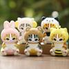 5pcs Creative Animal Headsets Sitting Cat Model Ornament Set For Kids And Teens