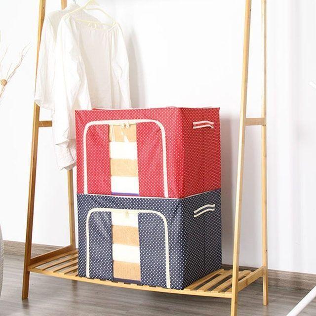 Large Quilt Storage Bag Dust-proof Wardrobe Quilt Clothes Organizer Household Blanket Zipper Sorting Bags Moving Bag Storage Box
