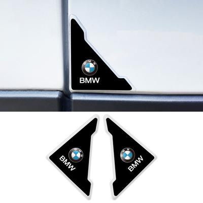 2PC Car Door Corner Protective Cover Door Corner Anti-collision Guard Cover For 1 3 5 7 Series X1 X3 X4 X5 E30 F30 E39 M3 M4