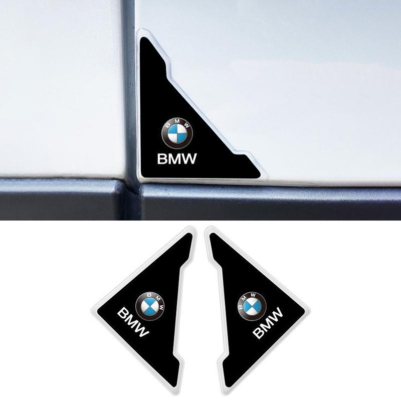 2PC Car Door Corner Protective Cover Door Corner Anti-collision Guard Cover For BMW 1 3 5 7 Series X1 X3 X4 X5 E30 F30 M3 M4 E39