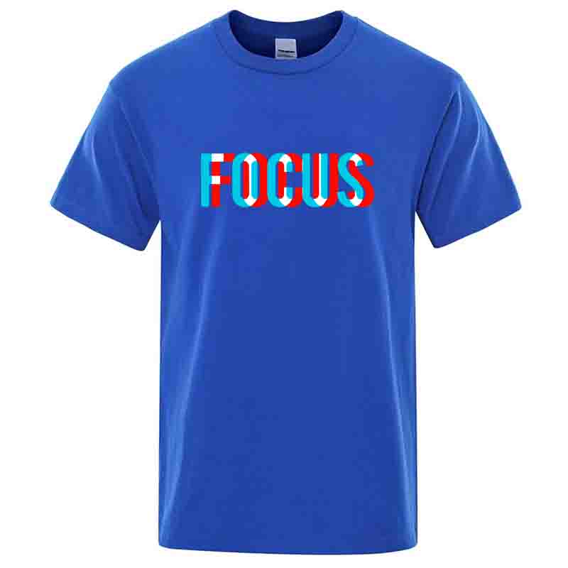 Summer Mens Tshirt High Quality 100 Cotton Loose Focus Print Men Top Casual Loose Oneck Men Short Sleeve Tshirt Male Tees