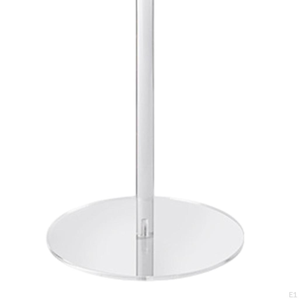 Acrylic Hat Display Stand Baseball Rack Decor, Wig Holder,Wig for