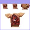 Funny Wild Boar Head Mask For Halloween Party Unique Latex Animal Costume Accessory