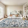 Tapis Bohèmes pour Chambre à Coucher Grand Tapis Décoration Salon Tapis Rétro Moelleux Doux Tapis de Sol Salon couleur claire Tapis en Peluche