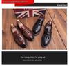 Korean-Style Men's Casual Leather Loafers - Youthful, Versatile, and British-Inspired Slip-On Shoes