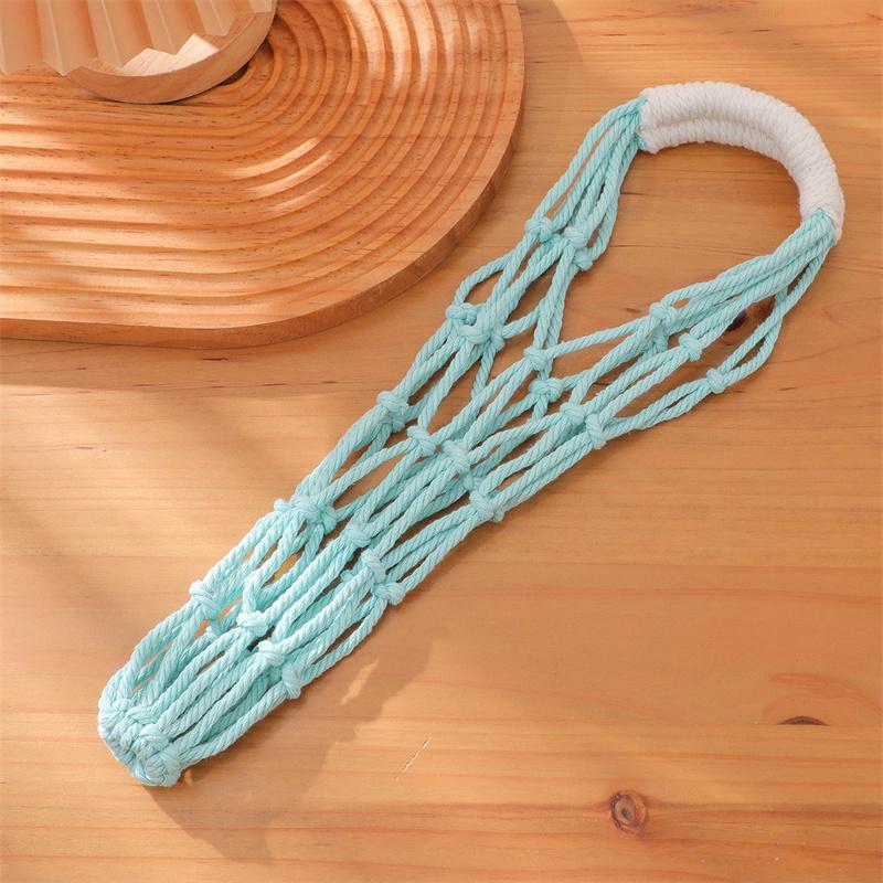 Portable Coffee Cup Bag Hollow Out Bottle Bag Mugs Bag Foldable Water Bottle Bags Beach Woven Net Bags Cup Cover Cup Accessories