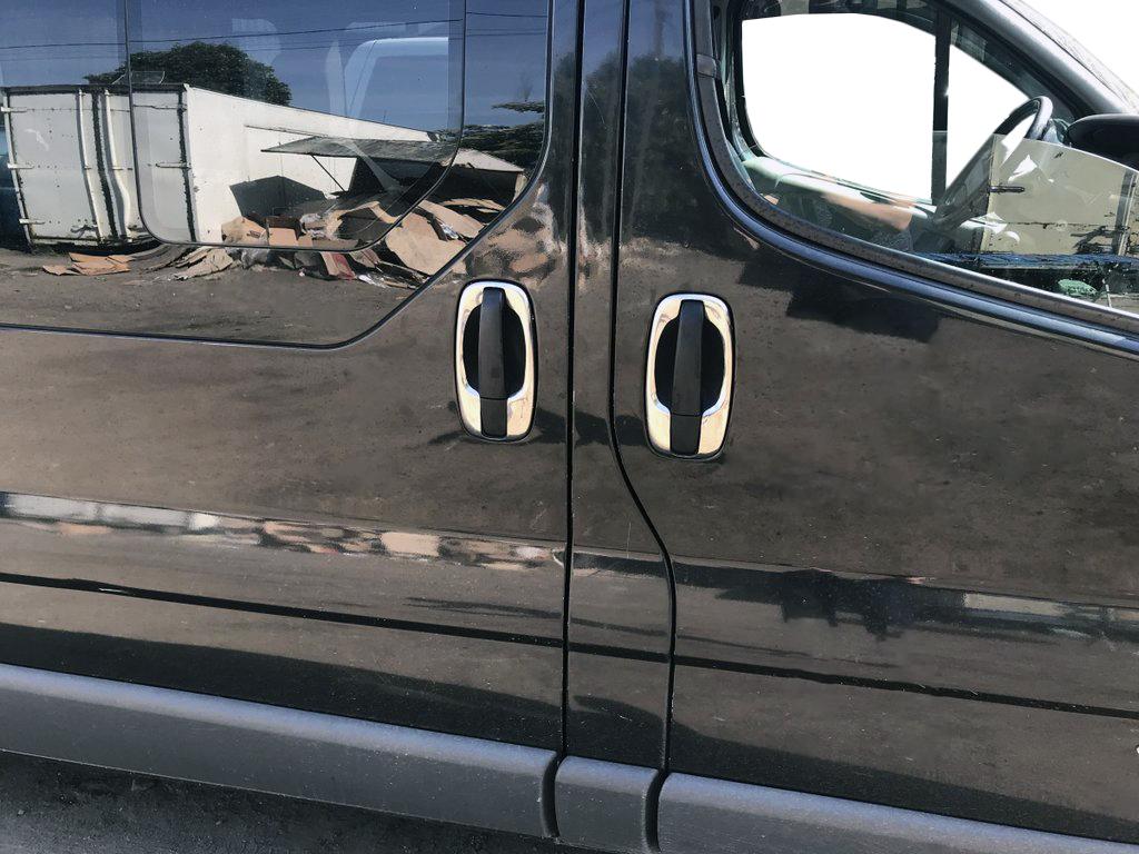 

Обведення ручок (4 шт, нерж) для Renault Trafic 2001-2015 рр.