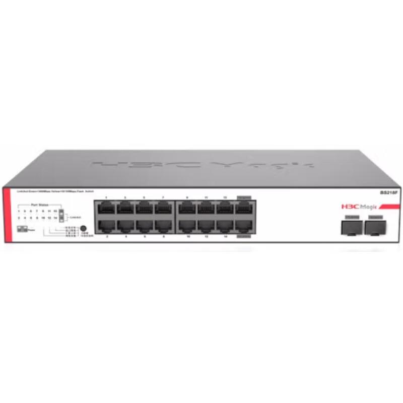 

H3C BS218F 16-Port Gigabit Unmanaged Cloud Switch