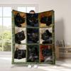 150*200cm Flannel Blanket, Thickened Blanket, Air-conditioned Nap Blanket