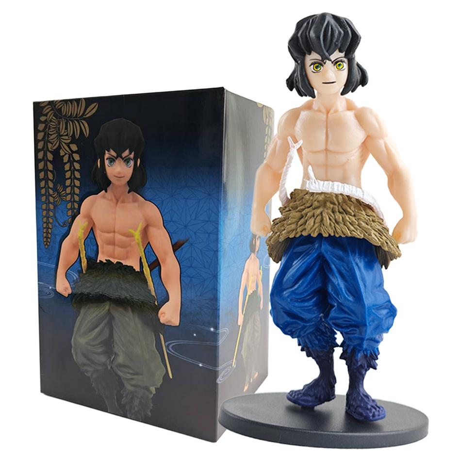 Figurină de Acțiune Anime Demon Slayer - Kamado Tanjirou cu Agatsuma Zenitsu și Nezuko Model PVC Jucării Kimetsu No Yaiba Războinici