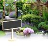 20Pcs Wooden Mini Blackboard Sign Message Board Plant Label for Garden Wedding Decoration